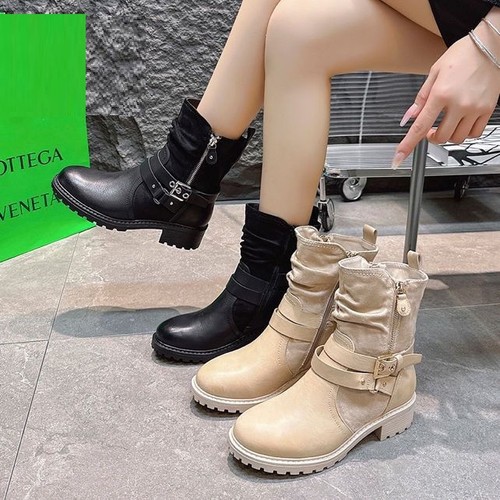Damen stiefeletten biker boots - stiefeletten,