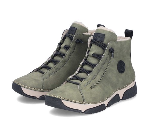Rieker stiefelette grün - stiefelette,