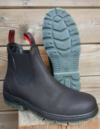 Schwarze leder stiefel - 40,