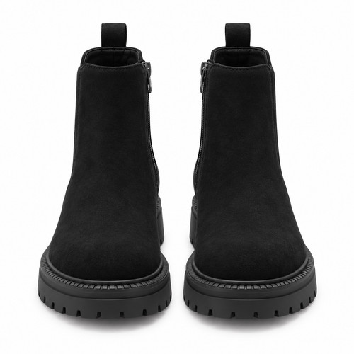 Damen chelsea boots schwarz - chelsea,
