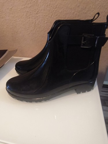 Gummi halb stiefeletten - gummi,